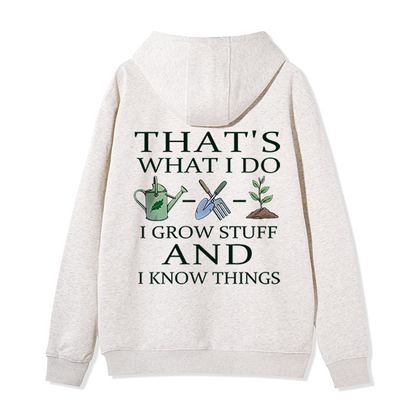 freeleaf-i-grow-stuff-and-i-know-things-sticker-back-printed-unisex-nature-inspired-fleece-full-zip-hoodie