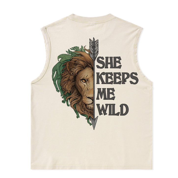 Freeleaf Wild at Heart Love's Serenade Unisex Washed Tank Tops