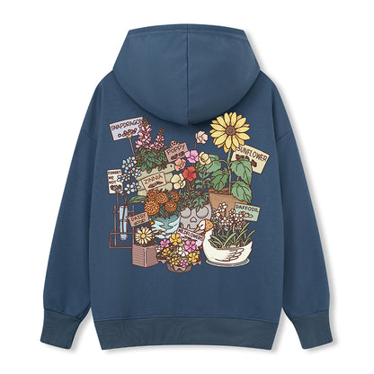 Freeleaf Flourishing Garden Nature Inspired Unisex Hoodie