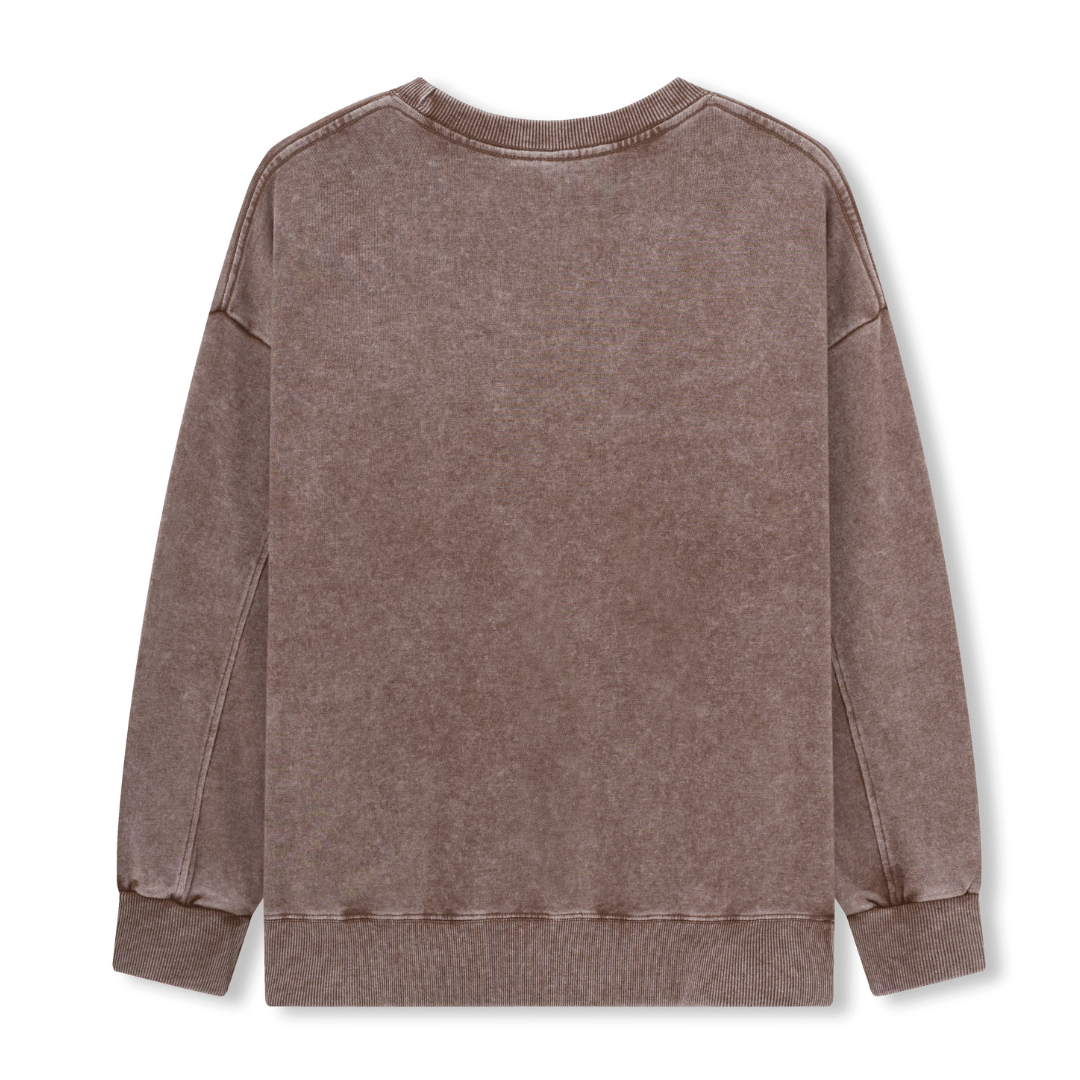 Golden Glow Washed Sweatshirt