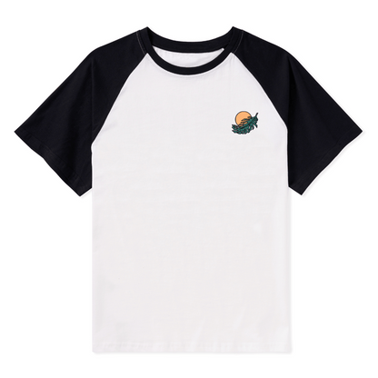 Hawaiian Vacation Raglan Short Sleeve Top