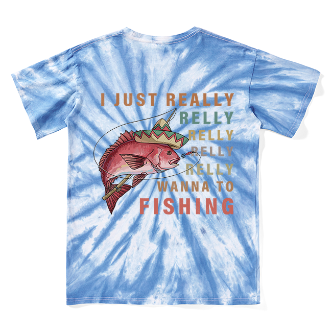 Freeleaf Fiesta Fishing Fever Unisex Washed Tee