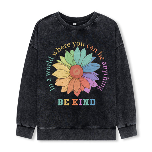 Freeleaf  Be Kind Washed Sweatshirt