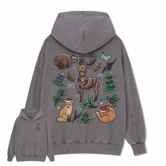 Yellowstone Christmas Wonderland Washed Hoodie