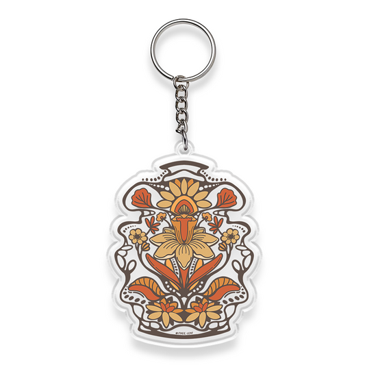 spring-flower-double-sided-acrylic-keychain