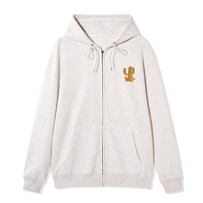 freeleafdesert-miracle-unisex-fleece-full-zip-hoodie