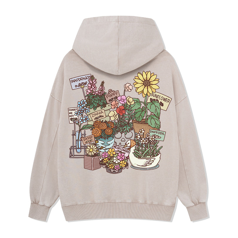 Freeleaf Flourishing Garden Nature Inspired Unisex Hoodie