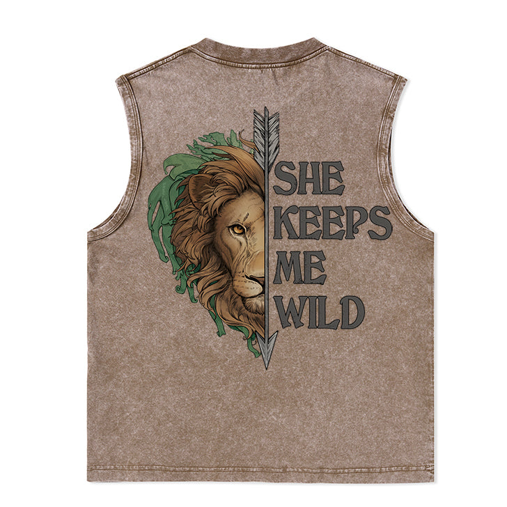 Freeleaf Wild at Heart Love's Serenade Unisex Washed Tank Tops