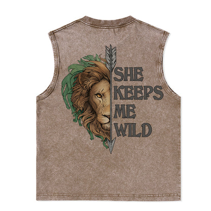 Freeleaf Wild at Heart Love's Serenade Unisex Washed Tank Tops