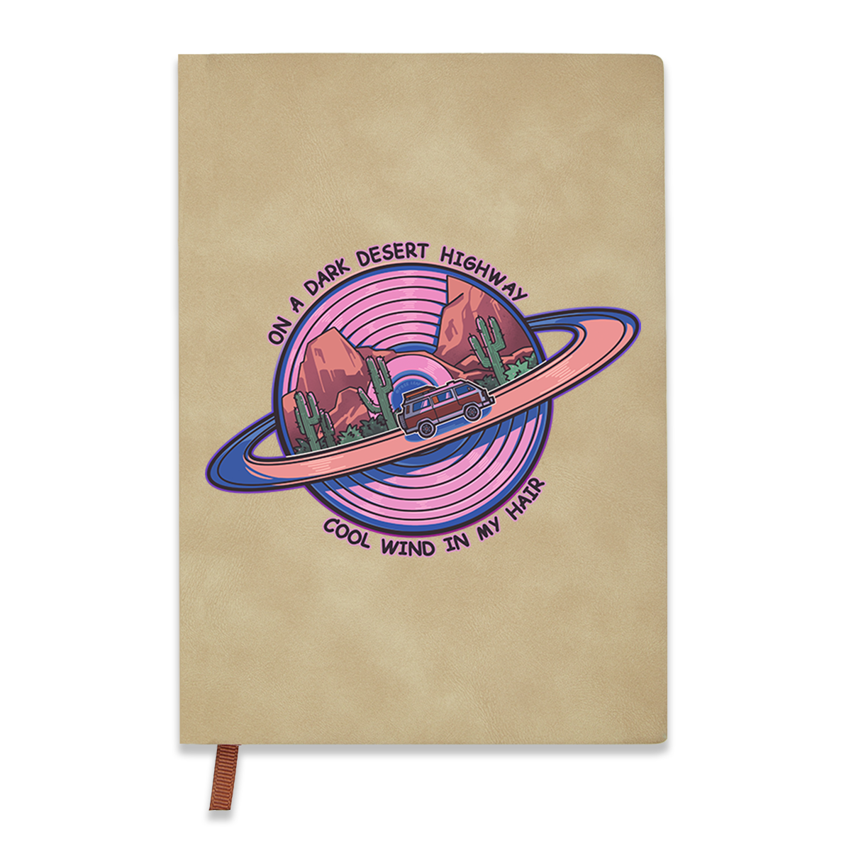 freeleaf-on-a-dark-desert-highway-vintage-leather-notebook