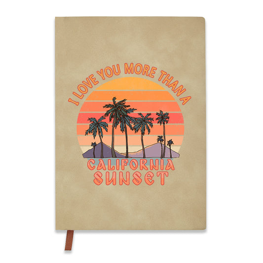 Freeleaf Sunset Reverie Vintage Leather Journal Notebook