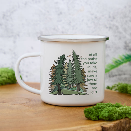 Freeleaf Path Of Life Enamel Mug