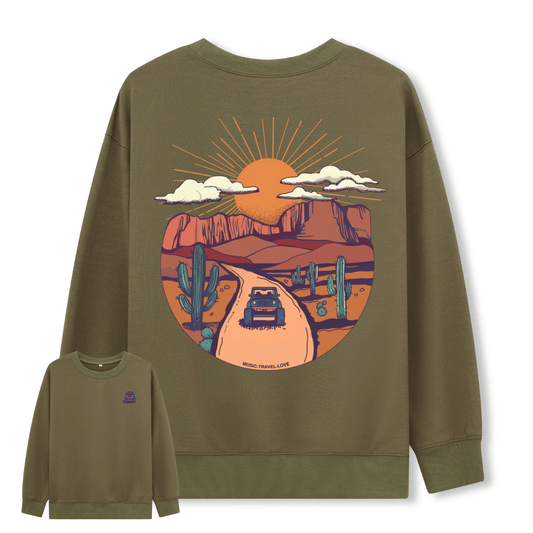 Go Hiking With Music Sweatshirt