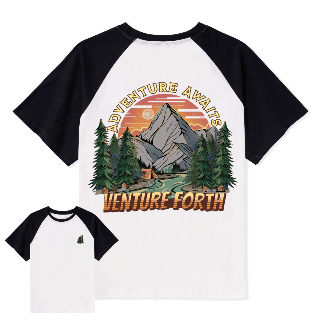 Adventure Awaits Raglan Short Sleeve Top