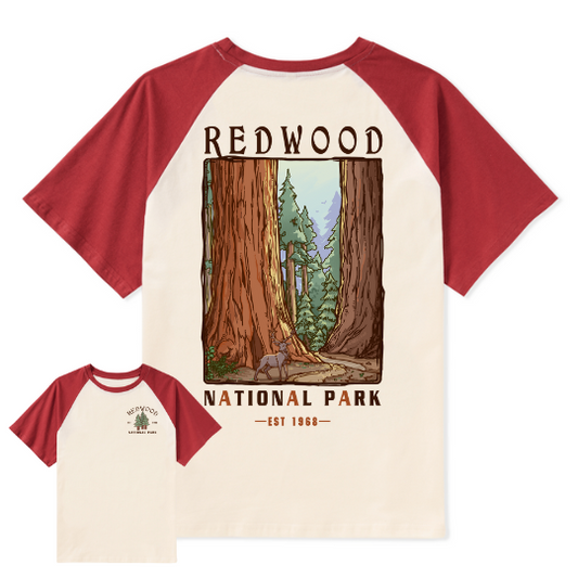 Elk Walk Raglan Short Sleeve Top