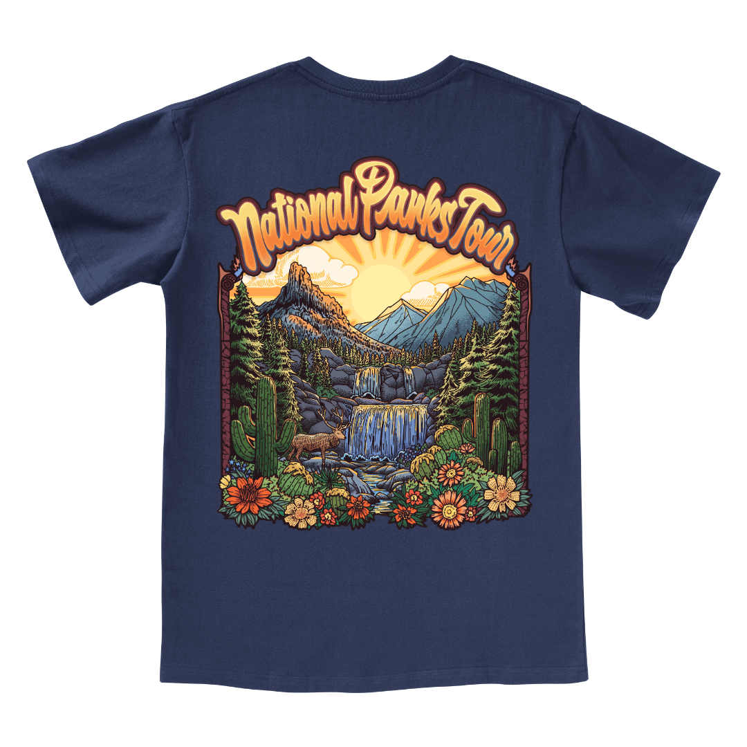 National Parks Tour V-neck Tee