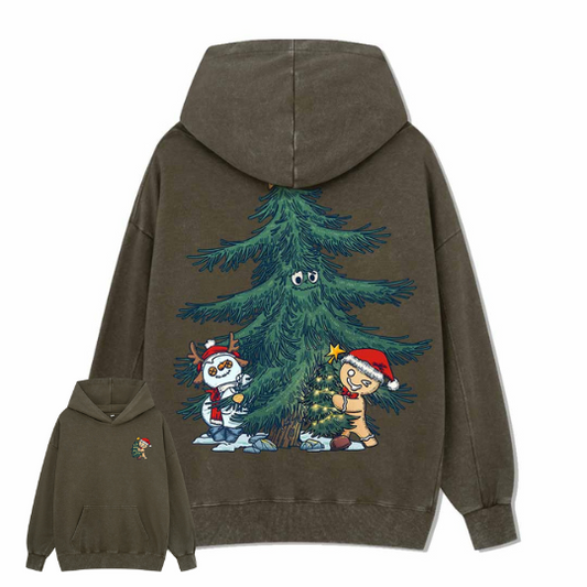 Merry Christmas Washed Hoodie