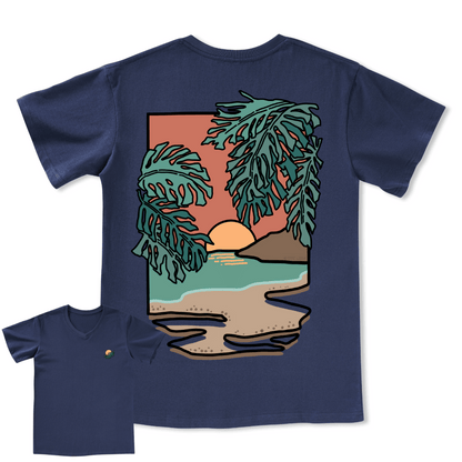 Hawaiian Vacation V-neck Tee