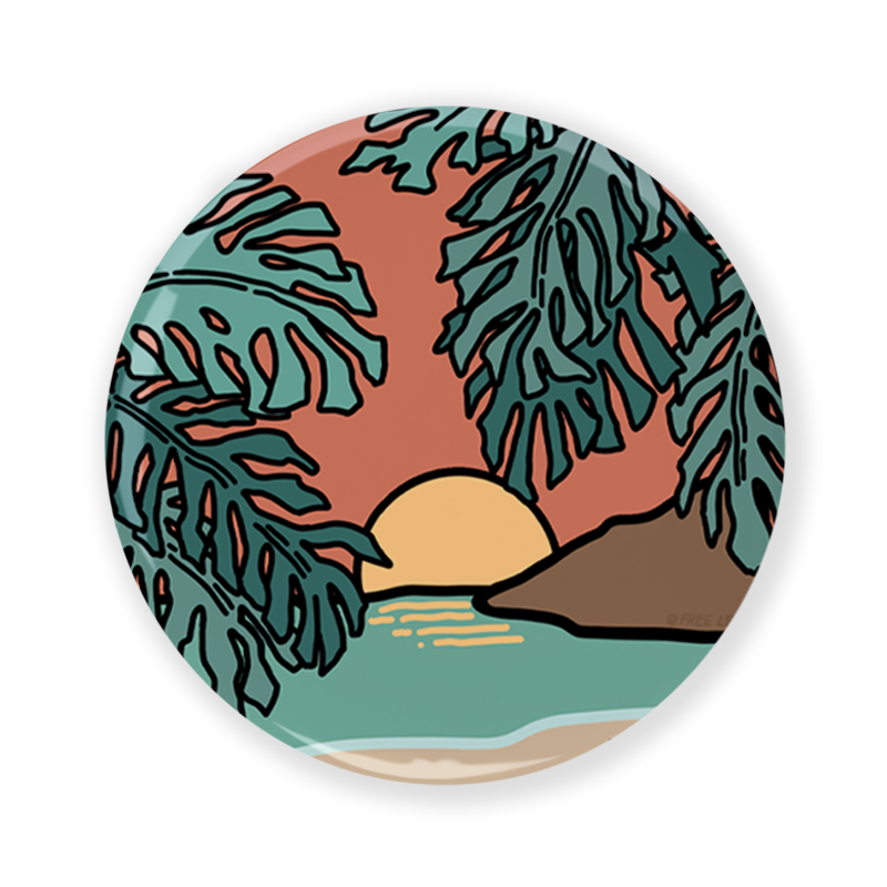 freeleaf-hawaiian-vacation-badge-pin