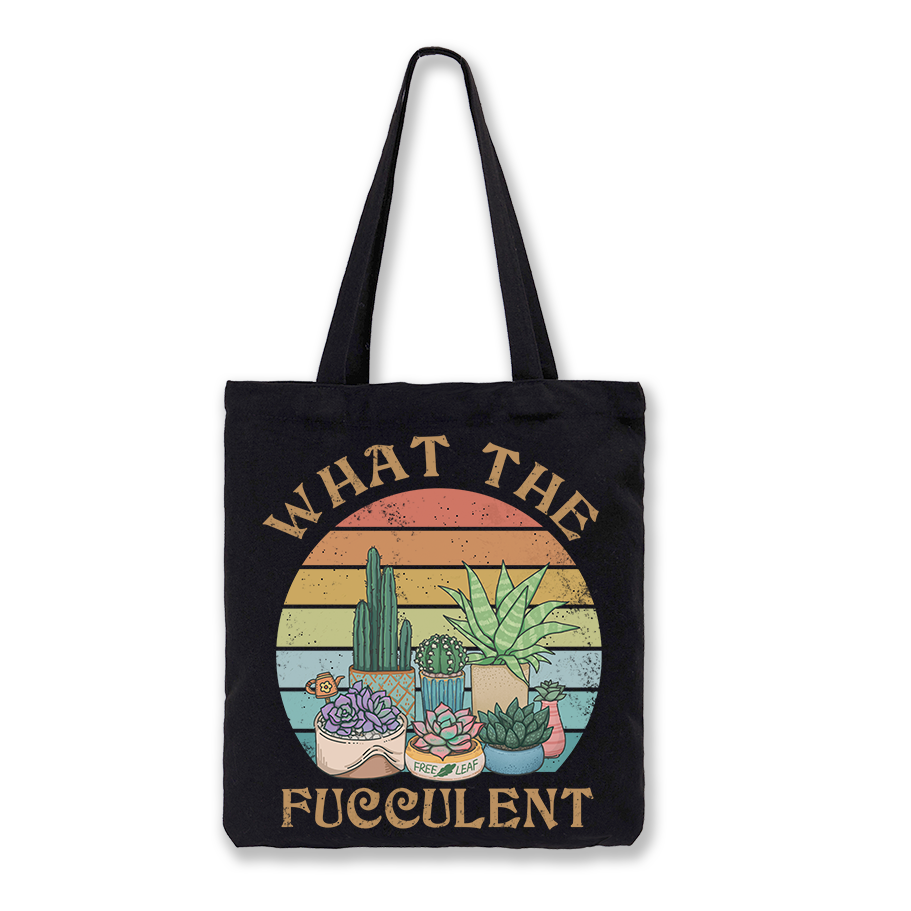 Freeleaf What the Fucculent Tote Bag