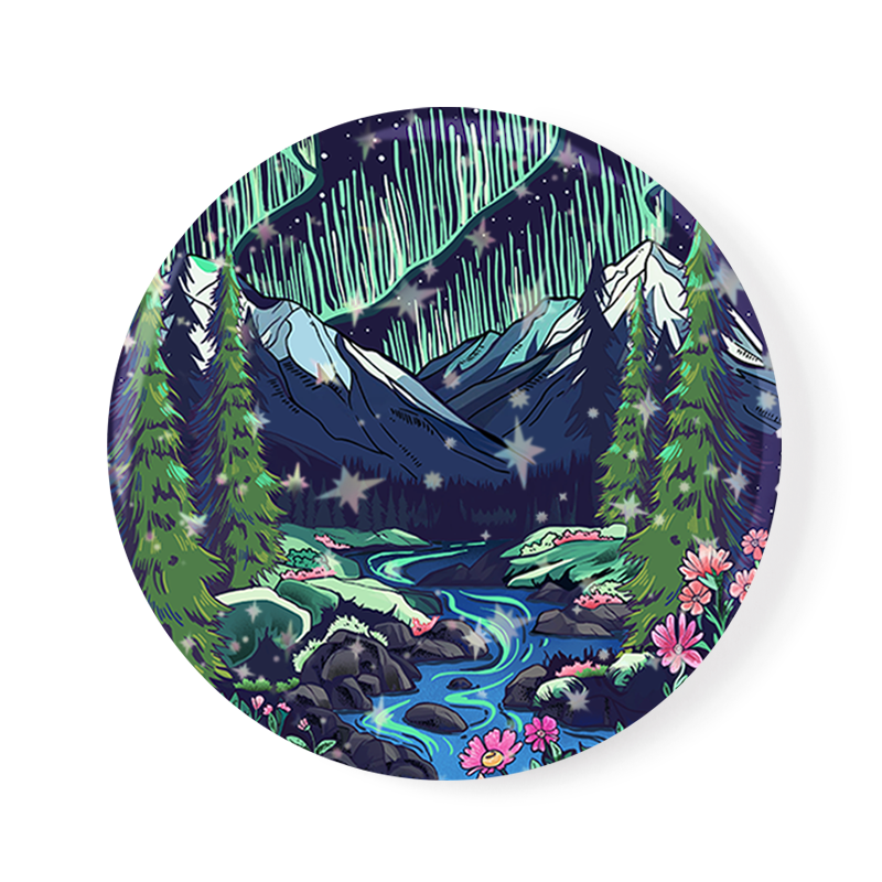 freeleaf-aurora-badge-pin