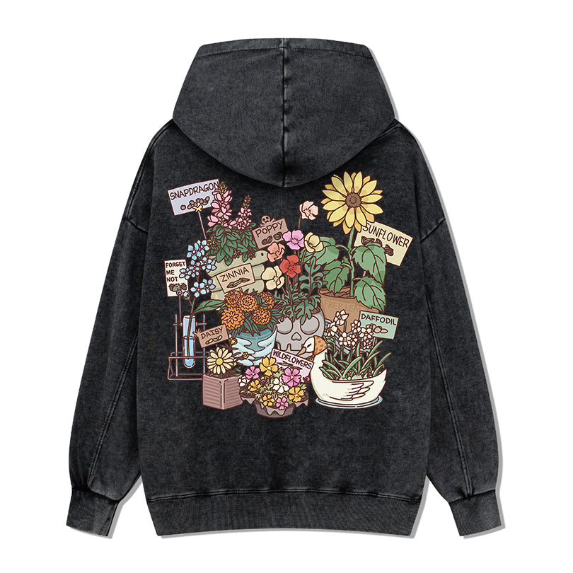 Freeleaf Flourishing Garden Nature Inspired Unisex Hoodie