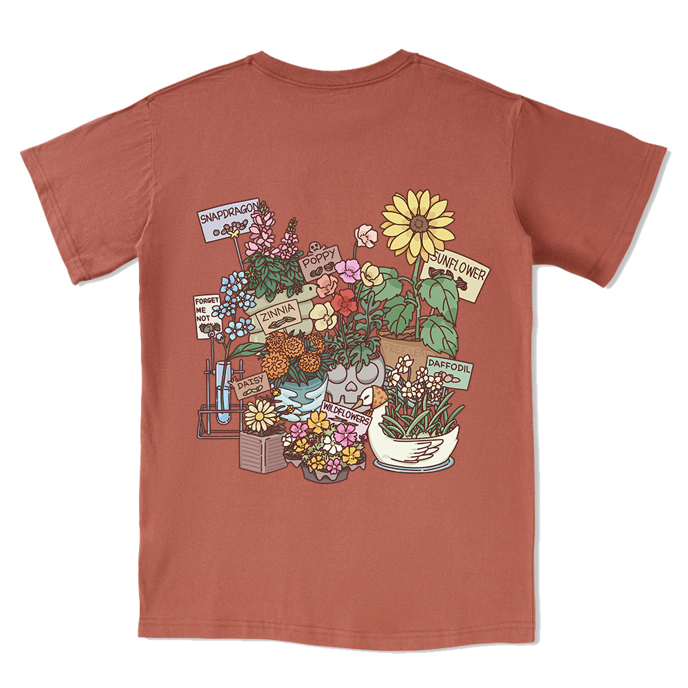 Freeleaf Flourishing Garden Nature Inspired Unisex Tee