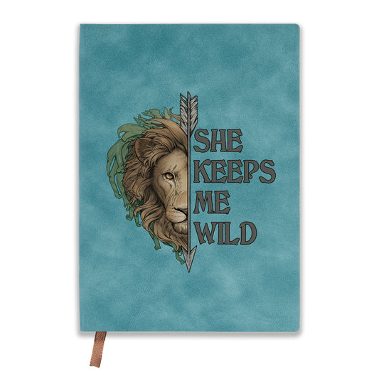 Freeleaf Wild at Heart Love's Serenade Vintage Leather Journal Notebook