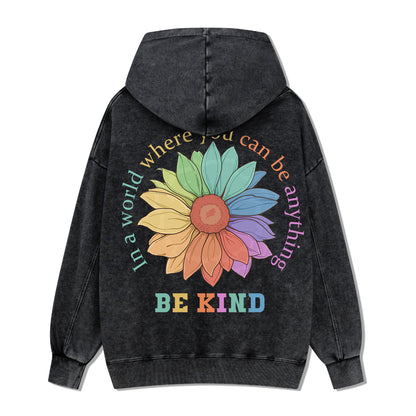 Freeleaf Be Kind Unisex Back-printed Hoodie