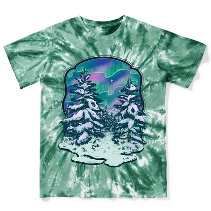 Winter Aurora Tie Dye Tee