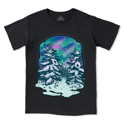 Winter Aurora Front-printed Tee