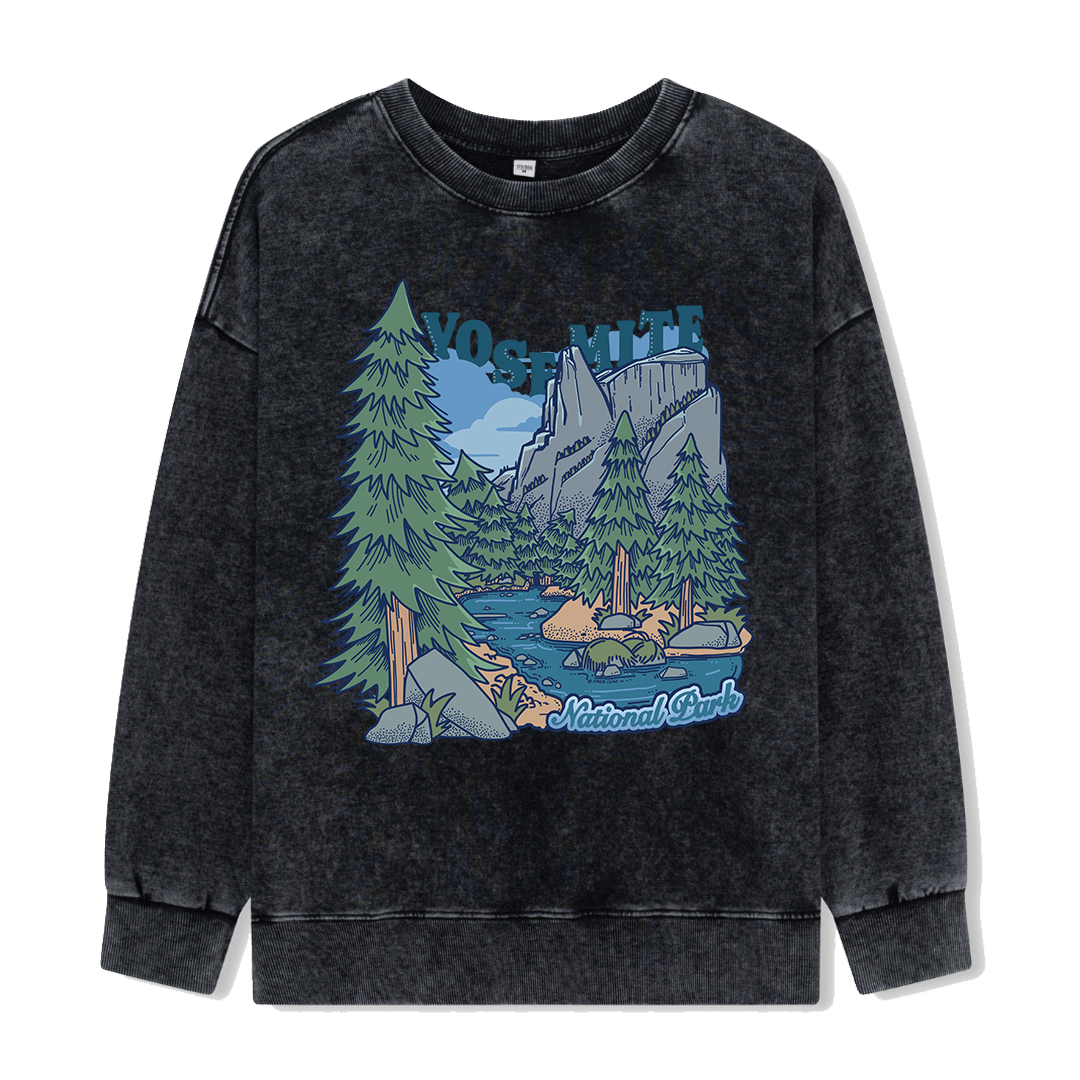 Yosemite National Park Washed Sweatshirt