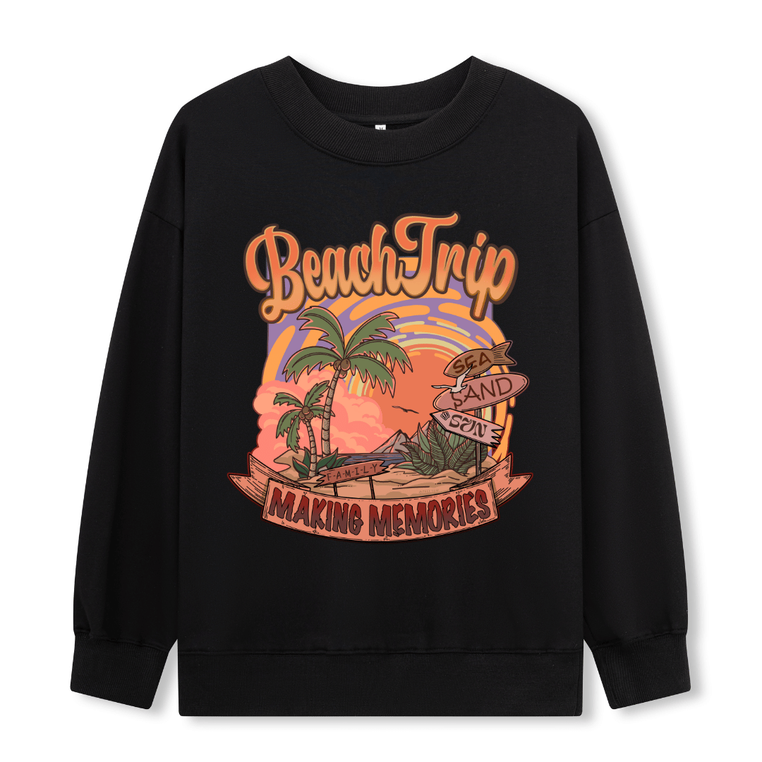 Vacation Front-printed Sweatshirt