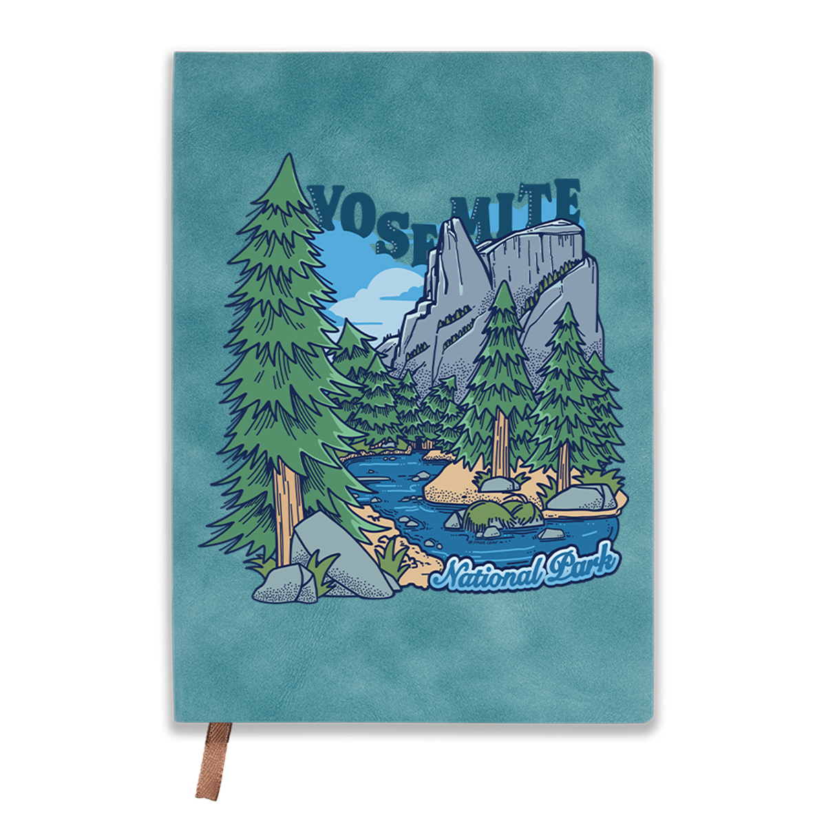 Freeleaf Yosemite National Park Vintage Leather Journal Notebook