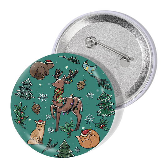 freeleaf-yellowstone-christmas-wonderland-badge-pin