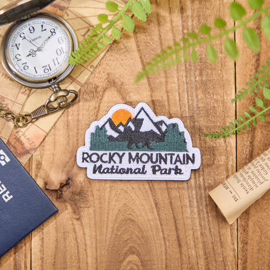 Rocky Mountain National Park Vintage Cloth Patch