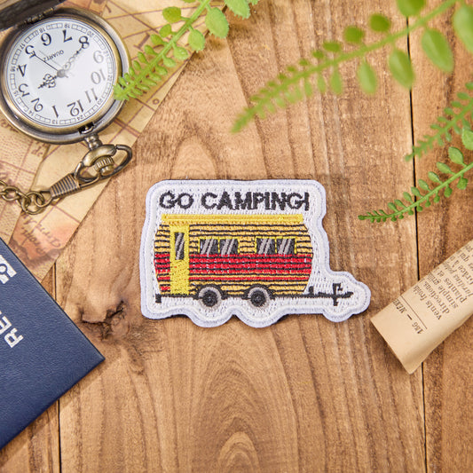 Go Camping Vintage Cloth Patch