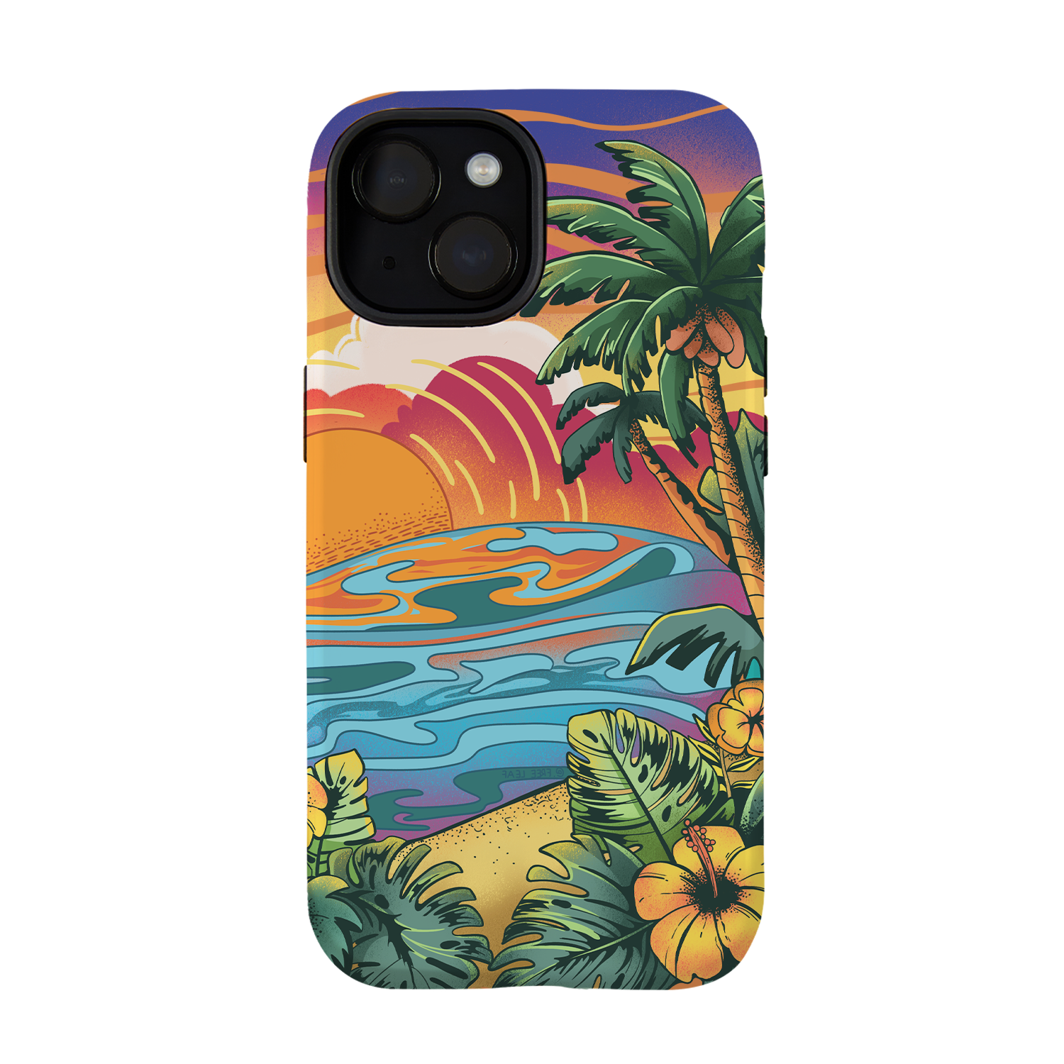 golden-beach-iphone-case