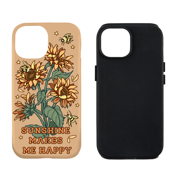 Freeleaf Sunshine Makes Me Happy Iphone Case