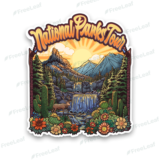 National Parks Tour Sticker