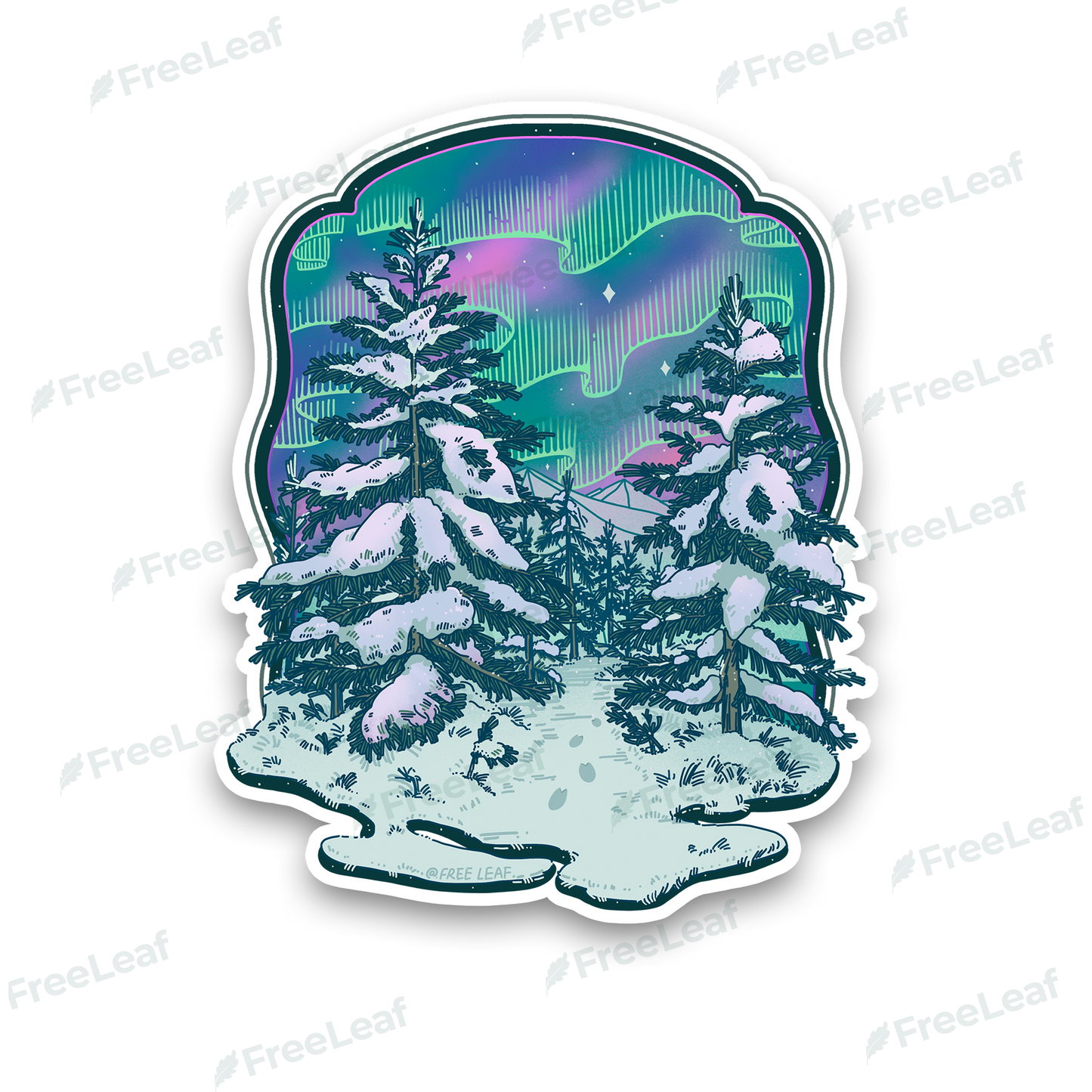 winter-aurora-sticker