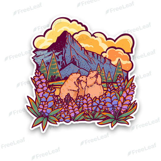 Mount Rainier National Park Sticker