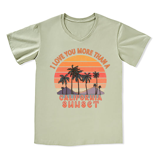 Freeleaf Sunset Reverie Unisex V-neck Tee