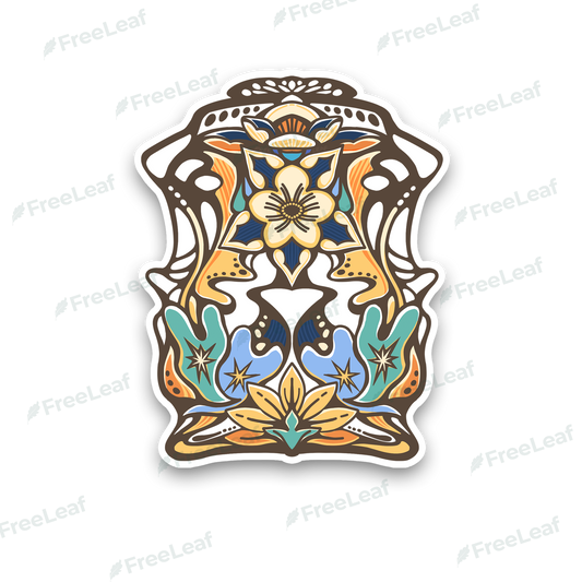 Aquilegia Formosa Sticker