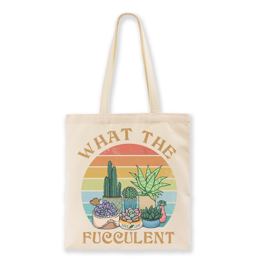 Freeleaf What the Fucculent Tote Bag