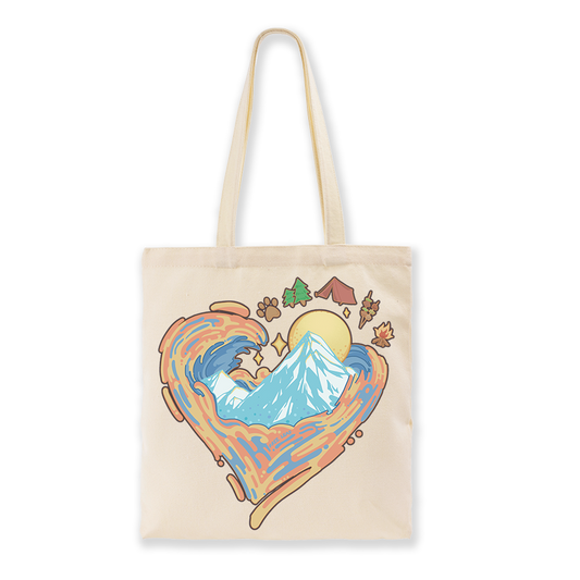 Freeleaf  Heart of Wilderness Camping Tote Bag