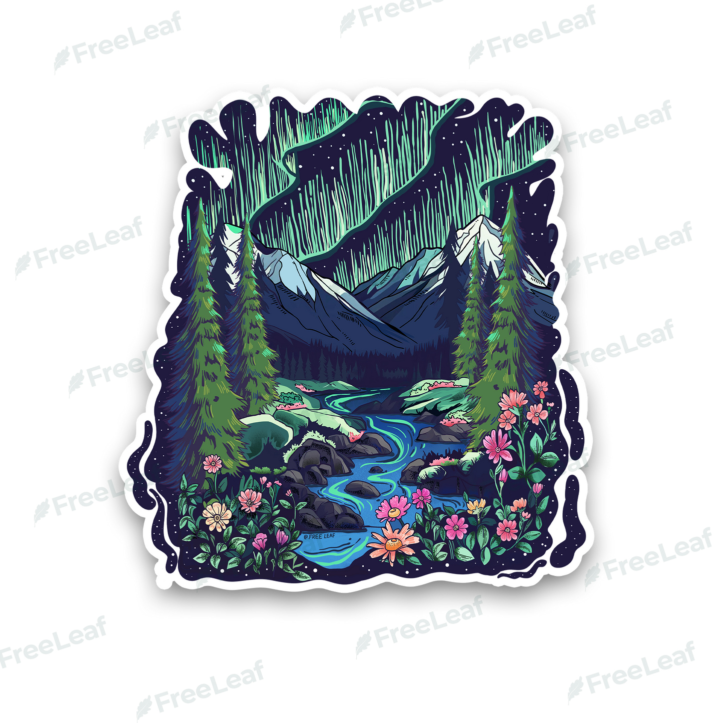 Aurora Sticker