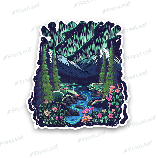 Aurora Sticker