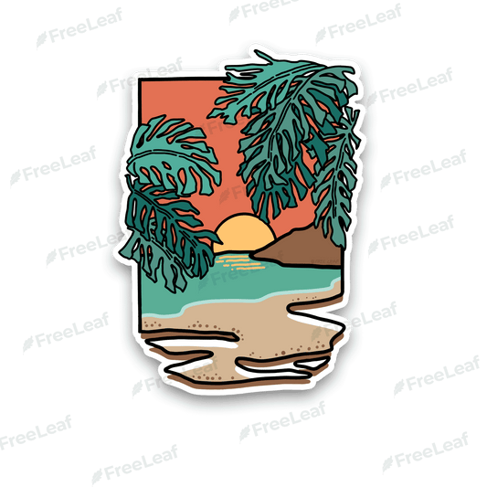 Hawaiian Vacation Sticker